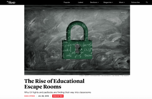 Escape Rooms in Education